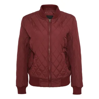 Urban Classics - Jacke Gesteppt für Damen (Burgunderrot)