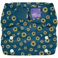 Bambino Mio Stoffwindeln Bambino Miosolo Stoffwindel Überhose OneSize Grün_SOFLO (2-St), wiederverwendbar