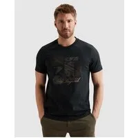 PME LEGEND T-Shirt Short sleeve r-neck single jersey fotoprint mit Logo Print