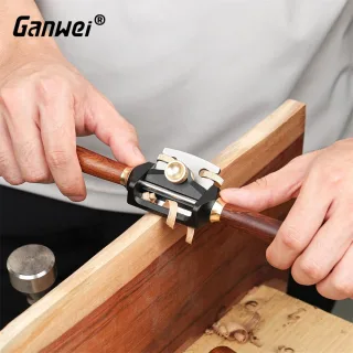 GANWEI Spokeshave MG0-000-0171 42mm Blade with an Aluminum Alloy body Rosewood Handle Precision Planer for Carpentry