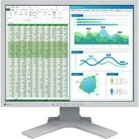 FlexScan S2134, LED-Monitor 54 cm (21.3 Zoll), grau, UXGA, IPS, DisplayPort, DVI-D, VGA