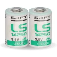 Saft 2x Saft Lithium 3,6V Batterie LS 14250 - 1/2 AA - LS14250 Li-SOCl2 Batterie