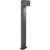 TRIO Leuchten LED Pollerleuchte Anthrazit mit GU10 LED, Höhe 100cm, LED wechselbar, Warmweiß, Wegeleuchte zur Garten Wegbeleuchtung, Außenleuchte Gartenlampe