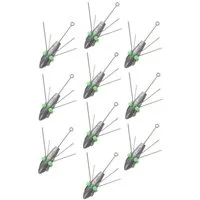 MIKADO Total Fishing Brandungsblei SPINNE MEER Blei 150g - 1 St. o. 10er SET -Surfcasting Strömung, (10-St), Beim Einholen klappen die Arme automatisch ein