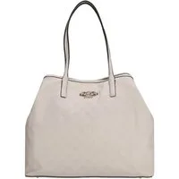 Guess Shopper Victtoria Large 2 in 1 Tote - Shopper 50 cm (stone logo)