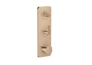 Hansgrohe Thermostat Modul 380/120 Unterputz FS Axor Citterio C 2 Verbr.Cubic polished red gold, 49 49701300