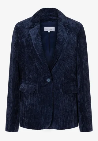 MORE & MORE - Cordblazer blau - Gr. - 36