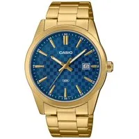 CASIO Quarzuhr Casio Herrenarmbanduhr Analog MTP-VD03G-2AUDF