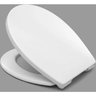 Haro WC-Sitz Pallas 527656 weiss, Edelstahl Scharniere, Softclose