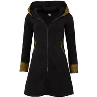 KUNST UND MAGIE Fleecejacke Kunst und Magie Damenmantel aus Fleece Fleecejacke