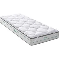Matratzenschoner Matratzentopper Mikrofaser - Waschbare Komfort Matratzenauflage KNERST, OEKO-TEX Matratzenschoner 90x190 cm mit Eckgummis - Pflegeleicht 95°C