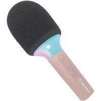 Kidywolf Mikrofon Mikrofon Bluetooth mit Licht rosa