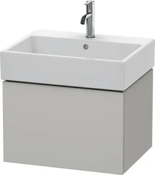 Duravit L-Cube Waschtischunterbau wandhängend Betongrau Matt 584x459x394 mm - LC617500707 LC617500707