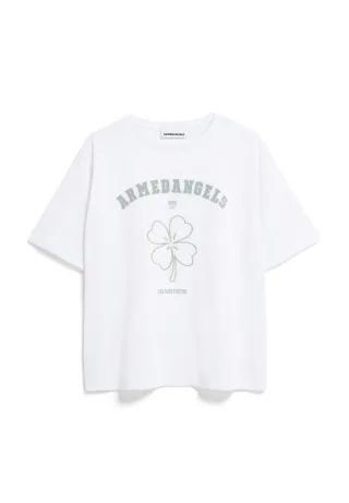 Armedangels - T-Shirt aus Bio-Baumwoll Mix - Giannaa weiß - Gr. - M