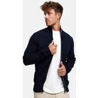 Kronstadt Strickjacke Herren KSCarlo Herrenstrickjacke Fein-Strickjacke mit Stehkragen
