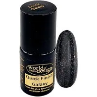 World of Nails-Design UV-Nagellack LED/UV Quick Finish Versiegelungsgel ohne Schwitzschicht Pinselflasche, ohne Schwitzschicht
