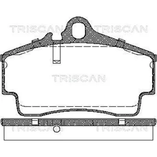 Triscan Bremsbel?ge hinten Porsche 911 Boxster Cayman
