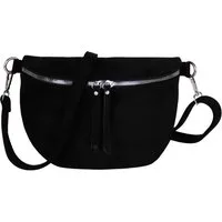 MIRROSI Bauchtasche Damen Taschen, Umhängetasche, Brusttasche, 26x18x9cm Wildleder Optik (Schultertasche für jednen Anlass), Crossbody Bag, Verstellbarer Schulterriemen für mehr Flexibilität.