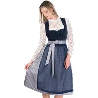 Spieth & Wensky Dirndl Cord Dirndl 2tlg. - HILDOR - dunkelblau