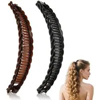 Bextsrack Haarclip 2er Set Bananen-Haarklammern– Dekorative Haarschmuck, 2-tlg.
