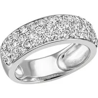 Firetti Fingerring Schmuck Geschenk Silber 925 Silberring Pavé-Ring glitzernd, mit Zirkonia (synth)