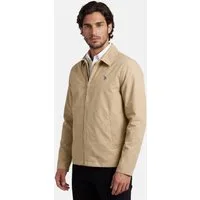 U.S. Polo Assn. Hemdjacke USMaverrick - Herren Übergangsjacke leicht – Freizeitjacke mit Stretch Leichte Jacke mit Reißverschluss und Seitentaschen