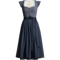 KRÜGER COLLECTION Dirndl Dirndl Isalyn Flügelarm 70cm Länge marine
