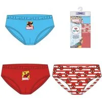 MARVEL Slip Jungen Unterhose 3 Stück Wäsche Set Single Jersey 100% Baumwolle (3-St)