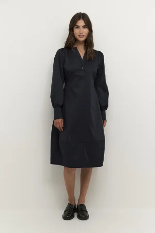 Kleid Feminine Silhouette Blau-Iris blue