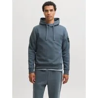 Jack & Jones Kapuzensweatshirt JJCLEVELAND SWEAT HOOD SN Materialmix, regular fit