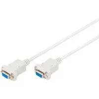 Null-Modem Anschlusskabel beige, 3 Meter