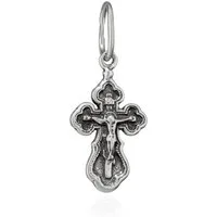 NKlaus Kreuzanhänger 925er Sterlingsilber Kreuz Orthodoxe Kruzifix Anhä
