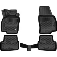 LEMENT Auto-Fußmatten 3D-Gummimatten passend für SEAT Arona ab 2017 (4 St), für SEAT Arona Pkw, Passgenau