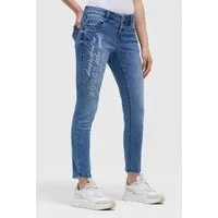 SOCCX Slim-fit-Jeans mit normaler Leibhöhe