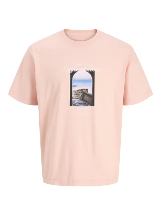 JACK&JONES - JORNORREBRO PHOTO TEE SS CREW NECK JNR Rosa - Gr. - 152
