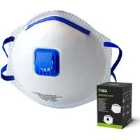 siegmund care Filtrierende Halbmasken FFP2 10x FFP2 Atemschutzmaske mit Ventil, 10-St., MHD: 31.12.2029, Filterleistung 99,0 %