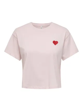 ONLY - T-Shirt - Onlbrianna pink - Gr. - XL