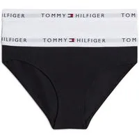 Tommy Hilfiger Underwear Bikinislip 2 PK BIKINI mit elastischem Bund im 2er-Pack (Packung, 2-St., 2er-Pack) unifarben, casual, körpernah, Baumwollmix