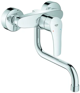 GROHE Küchenarmatur Eurosmart 31391_3 Wandmontage Ausld. 217mm chrom, 31391003 31391003