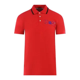 Aquascutum - "London 1851" Poloshirt für Herren/Damen Unisex (Rot)