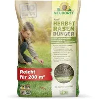 Neudorff Rasendünger Azet HerbstRasenDünger, Mit Mykorrhiza und Mikroorganismen für eine nachhaltige Rasenpflege