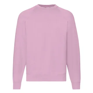 Fruit Of The Loom Herren Raglan-Ärmel Belcoro® Sweatshirt (Hellrosa)