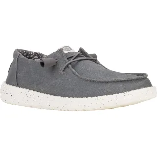 HEYDUDE Wendy Canvas 100% Baumwolle Damen Dunkelgrau Loafers