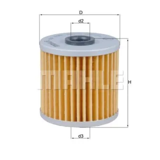 Mahle ?lfilter KAWASAKI Estrella Kl Klr Klx Z