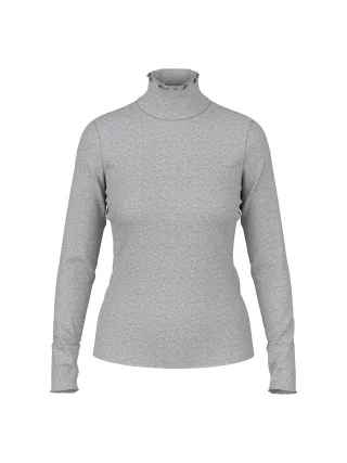 Marc Cain Sports - Schmales Rollkragenshirt grey - Gr. - 44
