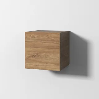 Sanipa Cubes Regalmodul mit 1 Tür, Eiche-Kansas, CU12059 CU12059