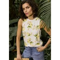 Laura Scott Shirttop figurumschmeichelnde Passform, hüftlange Schnittform