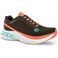 Topo Specter (Dämpfung) espressobraun/peach Damen Laufschuh
