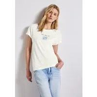 STREET ONE Shirttop mit Frontprint und Wording Artwork
