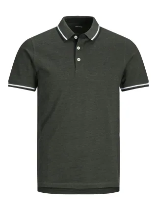 JACK&JONES - JPRPAULOS POLO SS NOOS PLS Forest Night